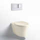 Veil® One-Piece Elongated Dual-Flush Wall-Hung Toilet with Reveal Quiet-Close Seat and 2"X6" In-Wall Tank and Carrier System