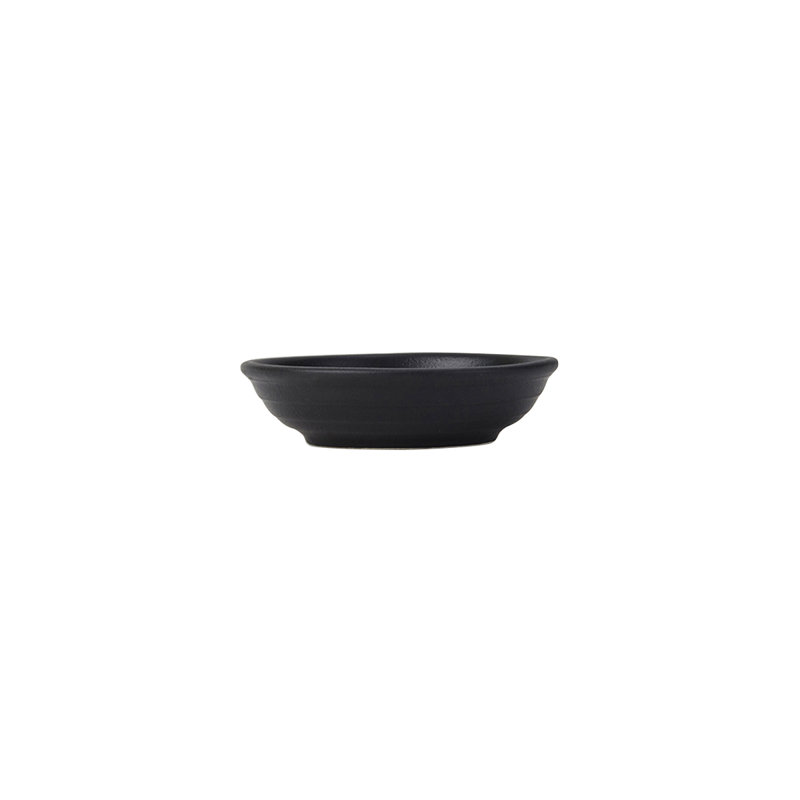 Tuxton Zion VITRIFIED CHINA Fruit Bowl, Black