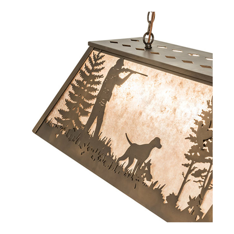 Quail Hunter W/Dog 6 - Light Pendant