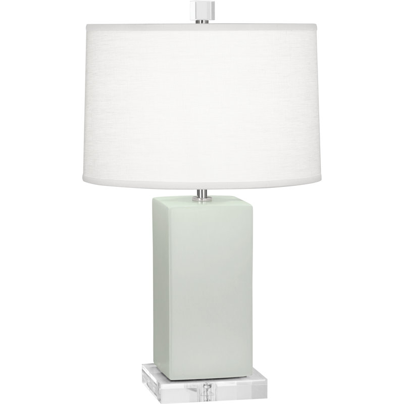 Harvey Table Lamp, 19.13" H x 11.5" W x 11.5" D, Celadon