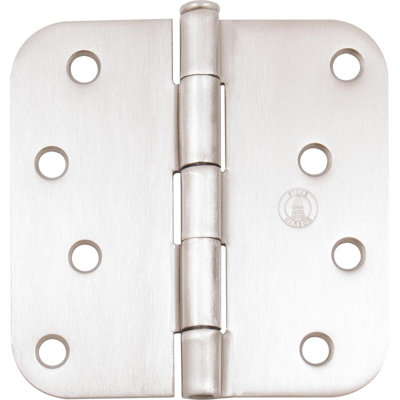 Standard Hinge, 4 Inches, 5/8" Radius Corner, Bulk Pack (100 Each), By Stone Harbor Hardware