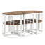 Ensemble de table de salle à manger 7 pièces Modern