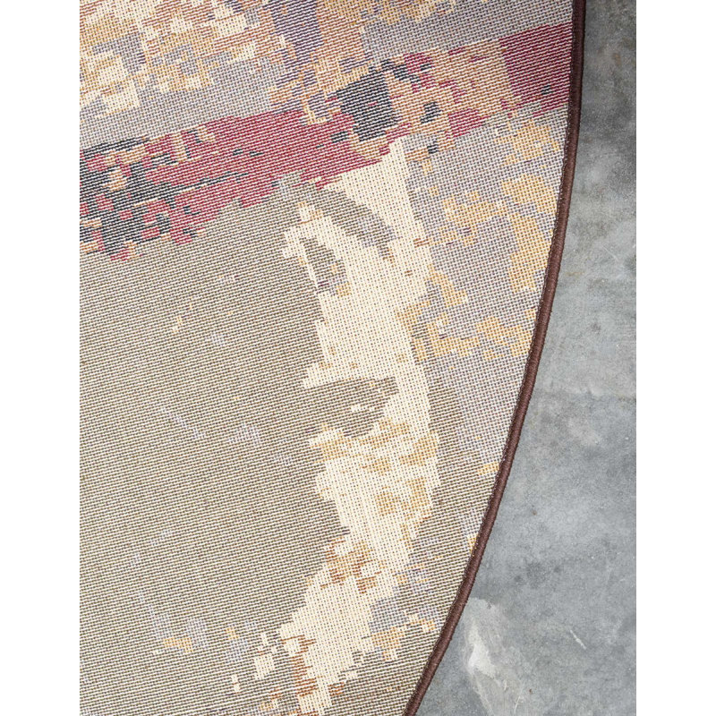Arabica Abstract Indoor Rug, Rectangle 3' x 5'3"