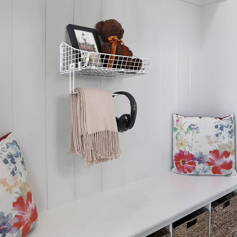 Jida Plastic / Acrylic Floating Shelf with Towel Bar