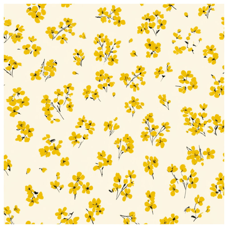 Housse de couette à motif floral Flowers Bedding, Lit simple