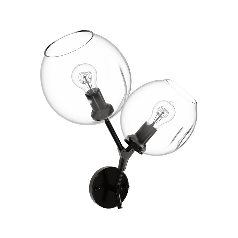 Maclean Armed Sconce, Dark Bronze