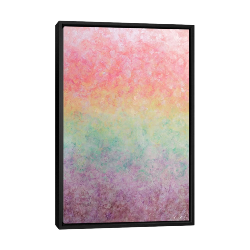 « chrysalis », reproduction d’art sur toile tendue, H 26 po x l 18 po x P 1,5 po, Toile avec cadre flottant noir