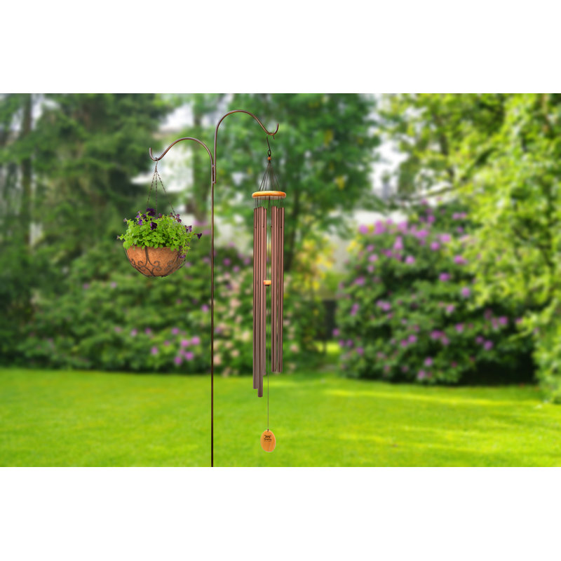 Annitra Abstract Wind Chime, Bronze