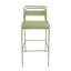 Tabouret de bar moderne en fer pour l'extérieur - siège de patio élégant et résistant aux intempéries