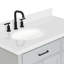 Meuble-lavabo simple en bois massif 42 po Tidworth avec plateau en quartz blanc 1,5 po-1704940751-1737551880-1737551881