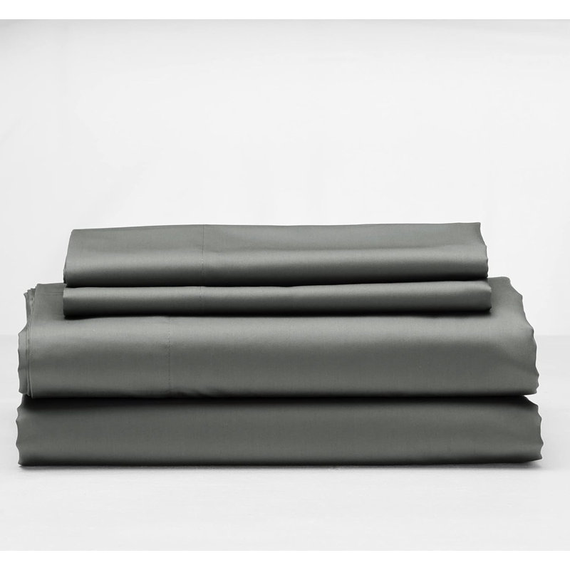 Sheet Set, Charcoal, Twin Sheet Set with 1 Pillowcase