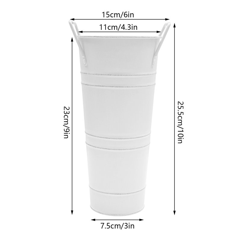 Jesselee Pot Planter, White