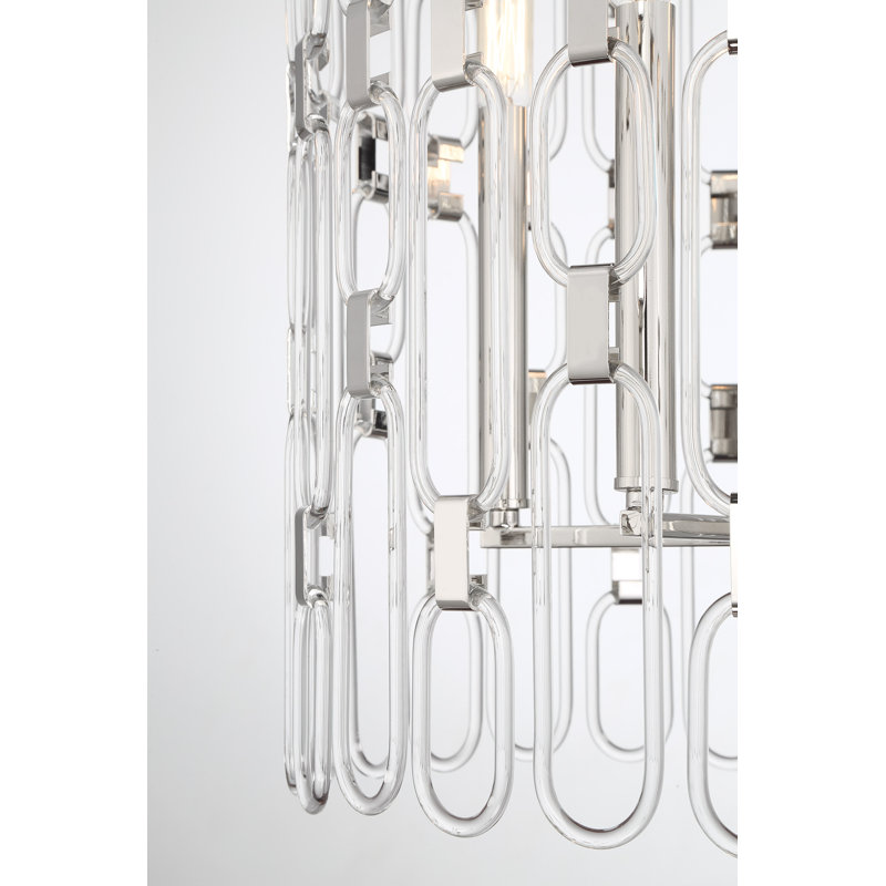 5 - Light Dimmable Drum Chandelier