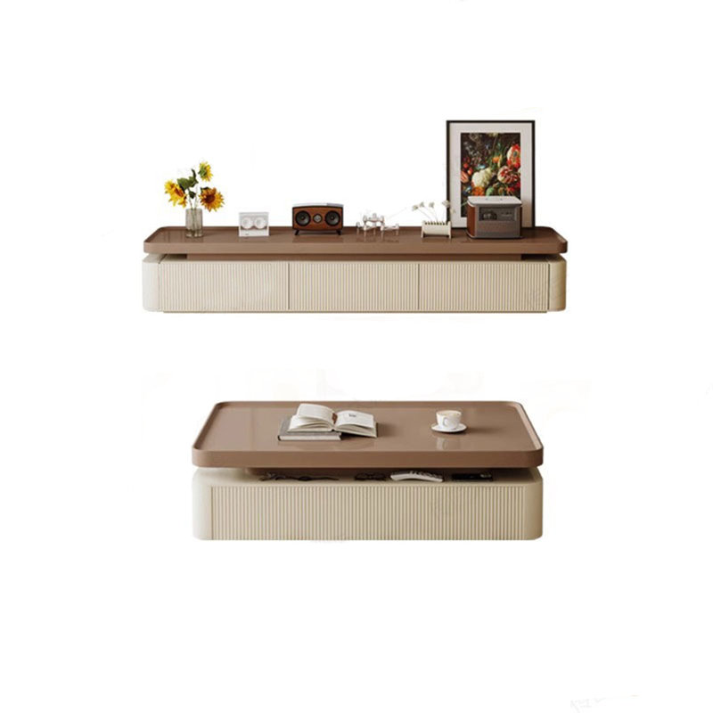 Ensemble de table basse simple et simple de style télé