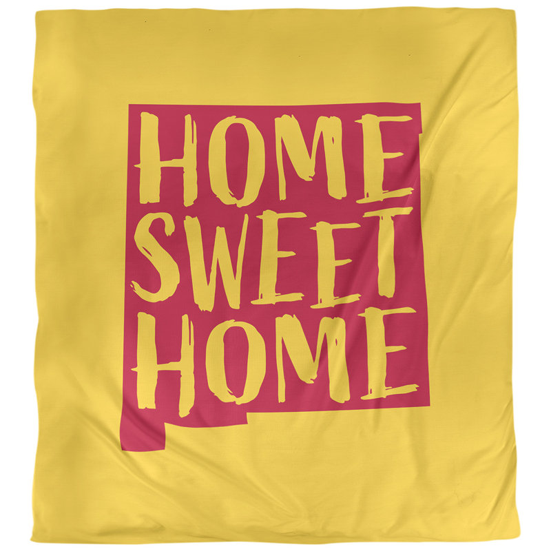 Housse de couette home new mexico new, Jaune / Rouge, Microfibre