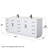 Beckett TK 84'' Double Bathroom Vanity with Quartz Top-99460447-99460446-122739159
