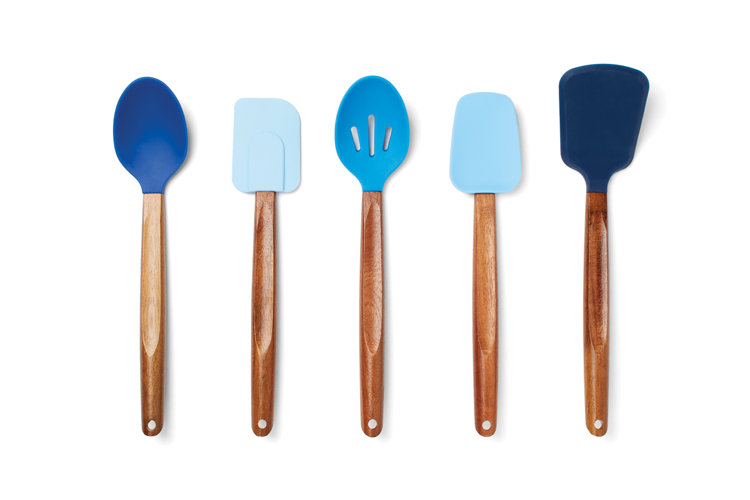 7-Piece Blue Lapis Basic Silicone Utensil Set