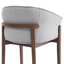 Lucent Walnut Effect Ash Wooden Frame Dining Chair-991789640