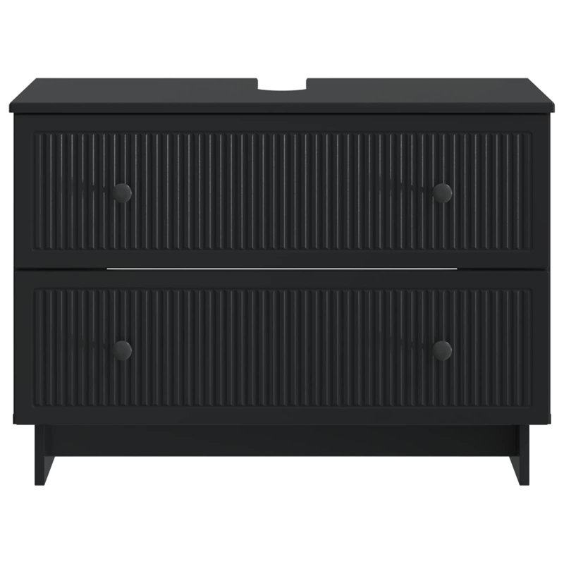 Under Sink Cabinet, Black