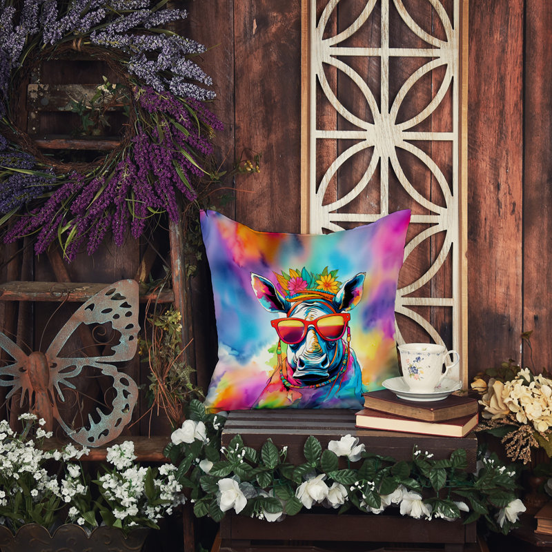 Coussin Hippie, H 14 po x l 14 po