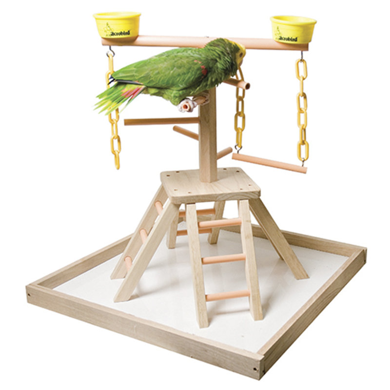 Pyramide de jeux en bois acrobird