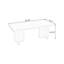 Bureau rectangulaire brun en bois massif-109670574