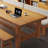 Brown Rectangular Solid Wood desk-108954536
