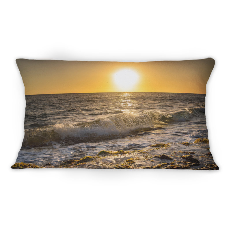 Coussin décoratif tropical 12 "x 20"
