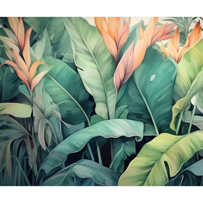 Bordure florale pelez et collez
