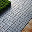 Paquet de 44 tuiles de terrasse emboîtables imperméables, plancher de patio et de balcon toutes saisons, facile à installer-111987833