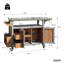 Mobile Garden Cabinet Grill Cart