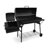 (Incomplete) Charbroil American Gourmet 1280 Barrel Offset Charcoal Smoker and Grill