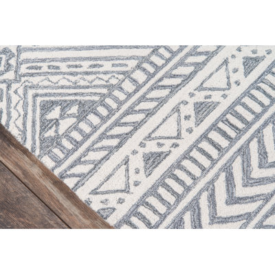 Adhley Wool Geometric Indoor Rug