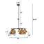 Lustre 5 lumières Foundry Select Annarosa Mission
