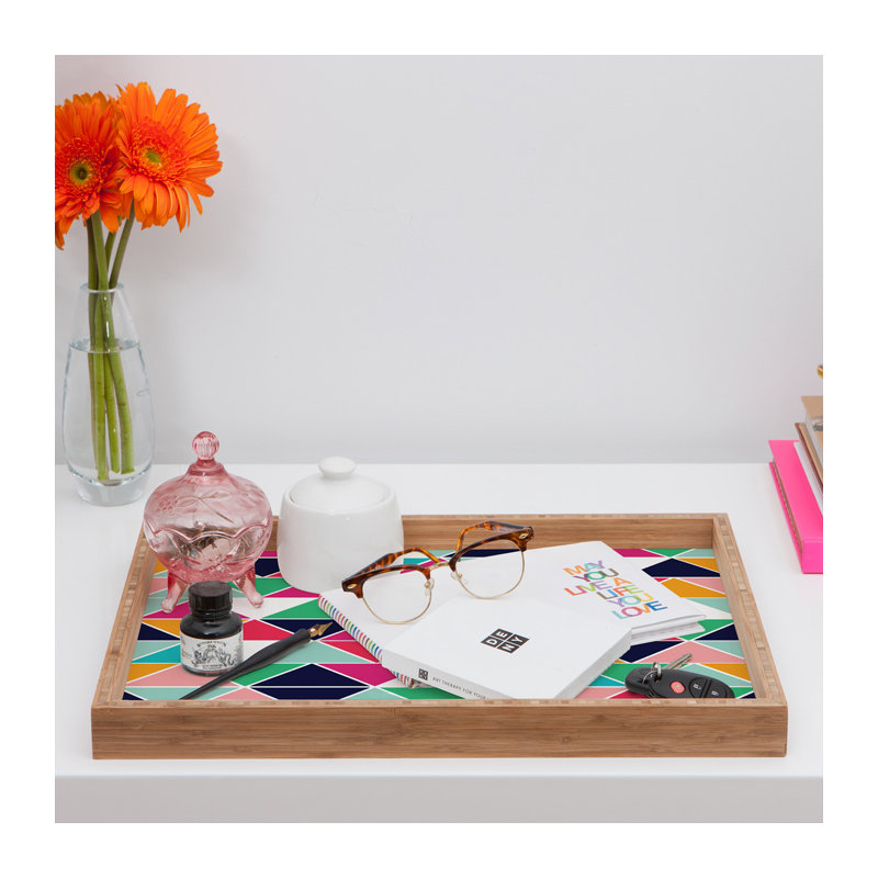 Vy La Bamboo Tray, 1.75'' H x 18'' W x 14'' D