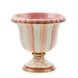 Rosy Stripe Tabletop Urn