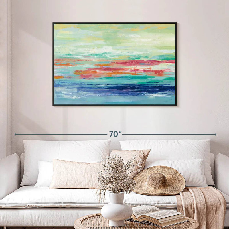 California Surf, Floating Frame Black, 43" X 29"