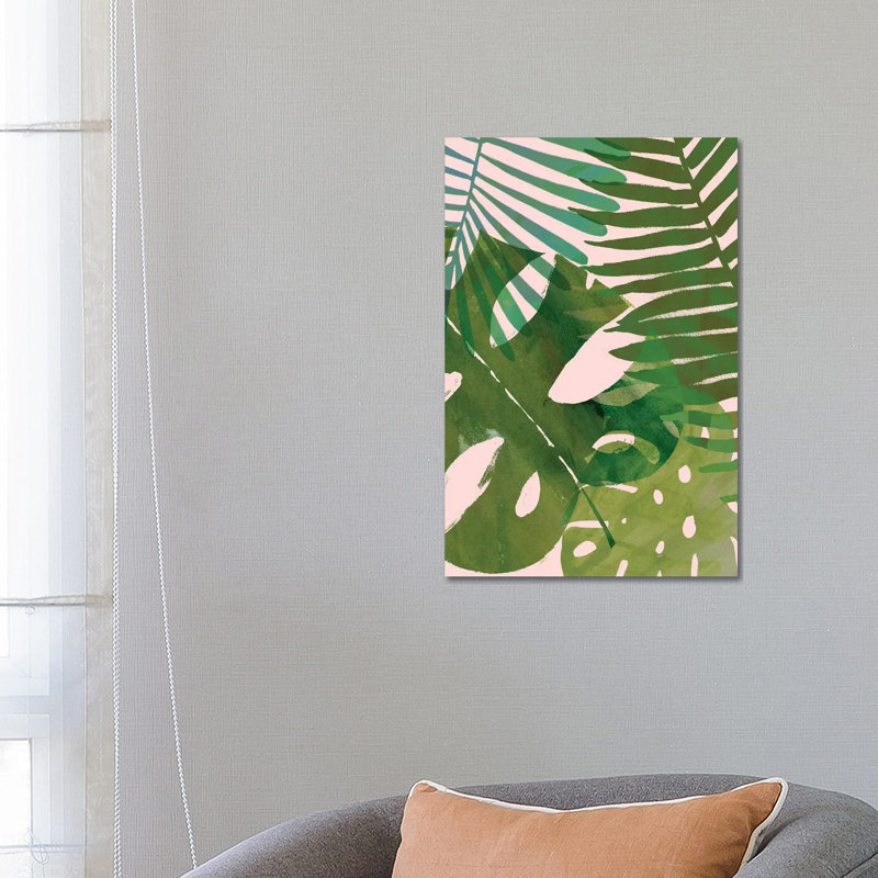 Tropical Tangle II by Victoria Borges - Wrapped Canvas Painting, 66.04 cm H x 45.72 cm W x 3.175 cm D