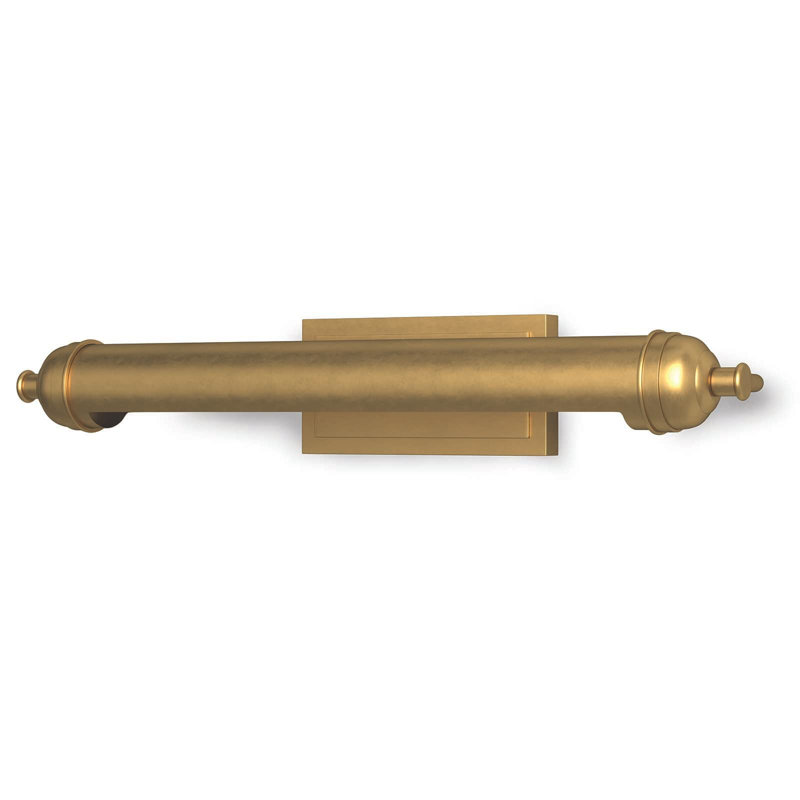Devon Picture Light Large, Natural Brass