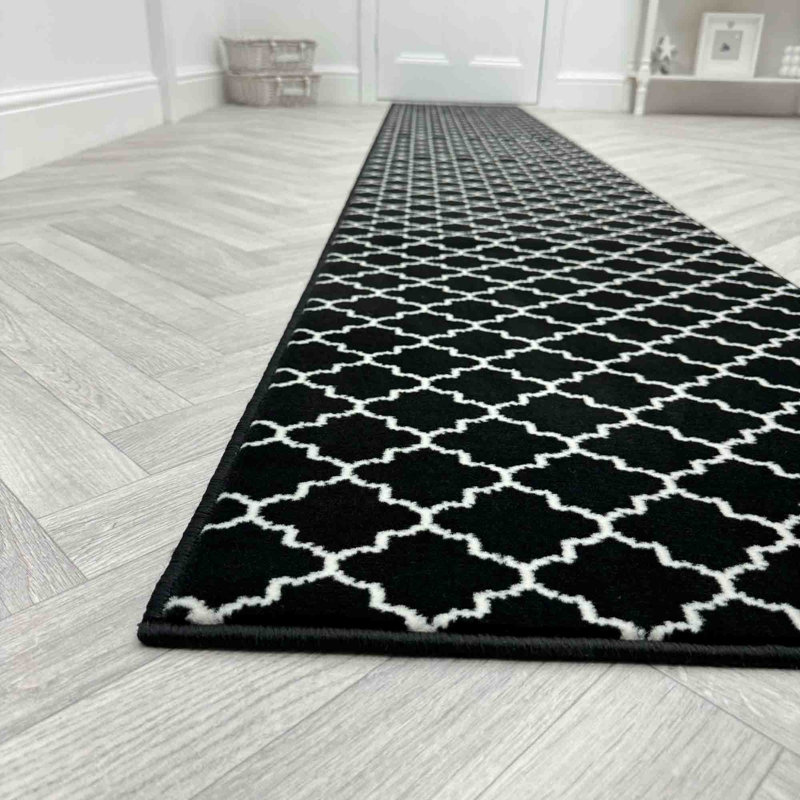 Runner Geometric Area Rug, Runner 60 x 240 cm