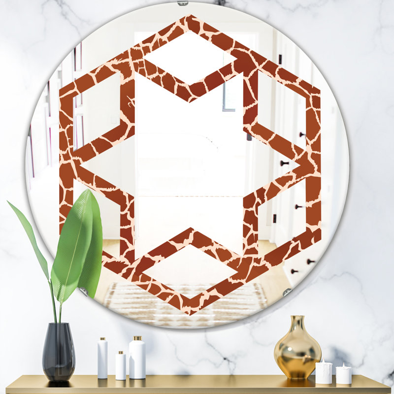 Miroir mural Hexagon Star, 31,5 po x 23,7 po