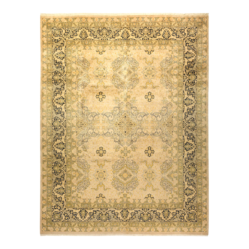 Classic One-of-a-Kind 9' 2" X 11' 10" Hand Knotted Area Rug