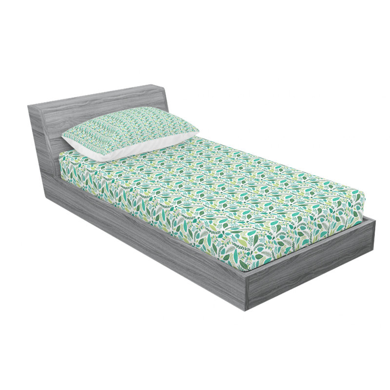 Microfiber Sheet Set, Twin Sheet Set with Fitted Sheet