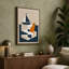 Cat and Sailboat Mid-Century - Wrapped Canvas-252015400-252015414