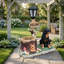 Statue jardinière Rottweiler