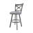 Julia Alegra 26" Counter Height Swivel Stool in Irish Mist Performance Fabric with a Hand Powder-Painted Firestone Grey Finish-1965290410-1899047492-1899047496
