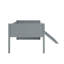 Lit en bois avec glissade et rangement, lit plateforme avec tablettes et échelle, garde-corps, espace de rangement sous le lit-1350938531
