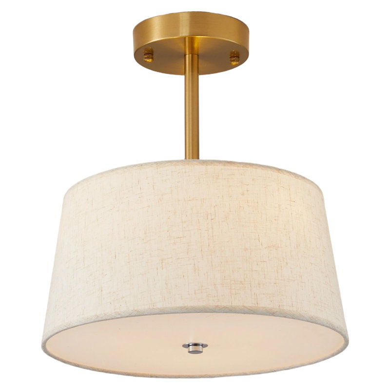 Linen Flush Mount