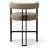 24" Upholstered Tweed Solid Back Counter Stool-1987020180