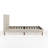 Martha Stewart Britta Upholstered Platform Bed With Piped Detail Headboard-97967477-97967478